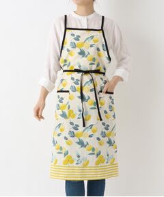 212 KITCHEN STORE / トゥーワントゥーキッチン ストア インテリア・生活雑貨・ホビー・ステーショナリー | レモンボーダー ロングエプロン NT