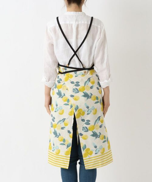 212 KITCHEN STORE / トゥーワントゥーキッチン ストア インテリア・生活雑貨・ホビー・ステーショナリー | レモンボーダー ロングエプロン NT | 詳細3