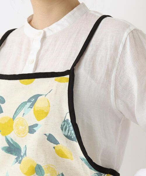 212 KITCHEN STORE / トゥーワントゥーキッチン ストア インテリア・生活雑貨・ホビー・ステーショナリー | レモンボーダー ロングエプロン NT | 詳細5