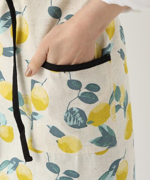 212 KITCHEN STORE / トゥーワントゥーキッチン ストア インテリア・生活雑貨・ホビー・ステーショナリー | レモンボーダー ロングエプロン NT | 詳細6