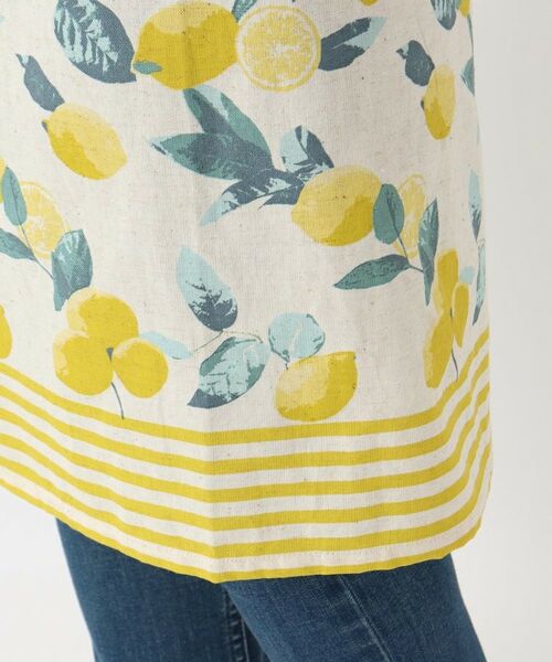 212 KITCHEN STORE / トゥーワントゥーキッチン ストア インテリア・生活雑貨・ホビー・ステーショナリー | レモンボーダー ロングエプロン NT | 詳細7