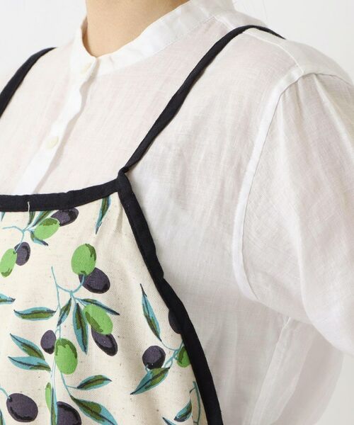 212 KITCHEN STORE / トゥーワントゥーキッチン ストア インテリア・生活雑貨・ホビー・ステーショナリー | オリーブボーダー ロングエプロン NT | 詳細5