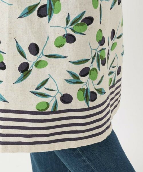212 KITCHEN STORE / トゥーワントゥーキッチン ストア インテリア・生活雑貨・ホビー・ステーショナリー | オリーブボーダー ロングエプロン NT | 詳細7