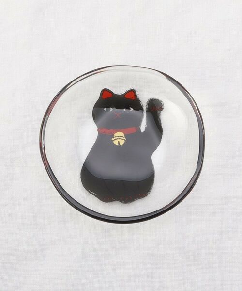 212 KITCHEN STORE / トゥーワントゥーキッチン ストア 食器 | めでたmono 招き猫豆皿 黒 | 詳細3