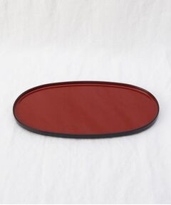 212 KITCHEN STORE / トゥーワントゥーキッチン ストア インテリア・生活雑貨・ホビー・ステーショナリー | ハレとケ 越前塗り 小判型 おぼん　茜朱