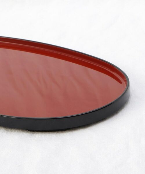 212 KITCHEN STORE / トゥーワントゥーキッチン ストア インテリア・生活雑貨・ホビー・ステーショナリー | ハレとケ 越前塗り 小判型 おぼん　茜朱 | 詳細4