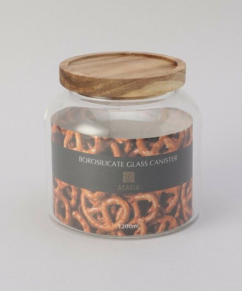 212 KITCHEN STORE / トゥーワントゥーキッチン ストア キッチンツール | アカシア 耐熱ガラスキャニスター ラウンド Ｓ | 詳細4