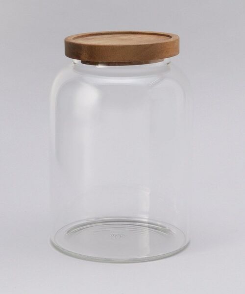 212 KITCHEN STORE / トゥーワントゥーキッチン ストア キッチンツール | アカシア 耐熱ガラスキャニスター ラウンド Ｍ | 詳細1