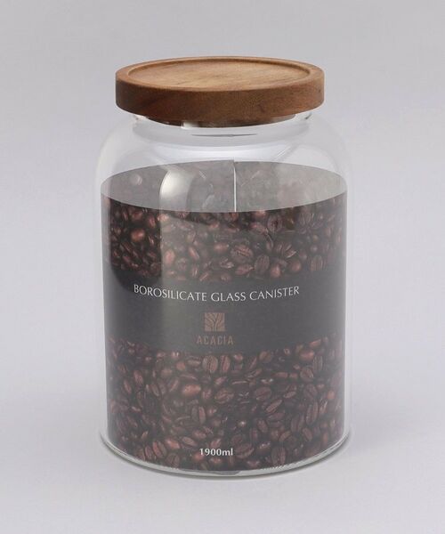 212 KITCHEN STORE / トゥーワントゥーキッチン ストア キッチンツール | アカシア 耐熱ガラスキャニスター ラウンド Ｍ | 詳細4