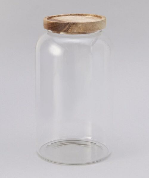 212 KITCHEN STORE / トゥーワントゥーキッチン ストア キッチンツール | アカシア 耐熱ガラスキャニスター ラウンド Ｌ | 詳細1