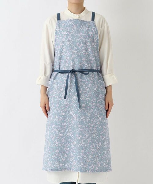 212 KITCHEN STORE / トゥーワントゥーキッチン ストア インテリア・生活雑貨・ホビー・ステーショナリー | フローラルリーフエプロン BL | 詳細1