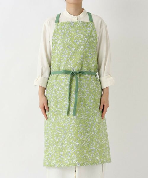 212 KITCHEN STORE / トゥーワントゥーキッチン ストア インテリア・生活雑貨・ホビー・ステーショナリー | フローラルリーフエプロン GR | 詳細1