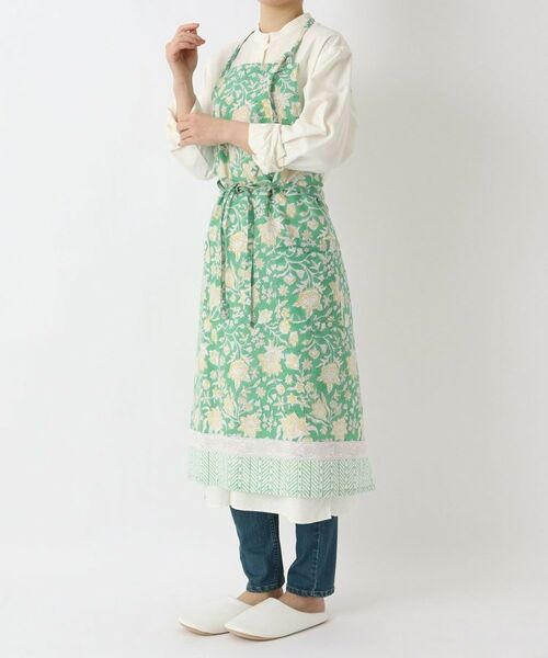 212 KITCHEN STORE / トゥーワントゥーキッチン ストア インテリア・生活雑貨・ホビー・ステーショナリー | ダーシャブロックプリントエプロン | 詳細10