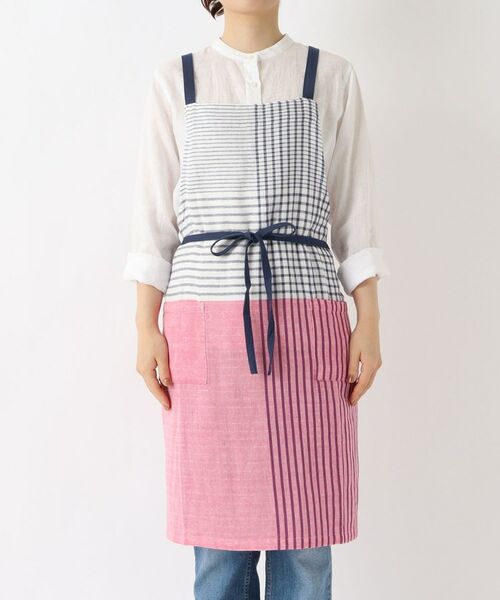 212 KITCHEN STORE / トゥーワントゥーキッチン ストア インテリア・生活雑貨・ホビー・ステーショナリー | Wガーゼ前結びエプロン PK | 詳細1