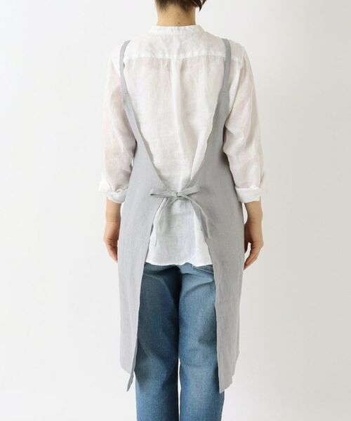 212 KITCHEN STORE / トゥーワントゥーキッチン ストア インテリア・生活雑貨・ホビー・ステーショナリー | リネンワイドギャザーエプロン GY | 詳細3