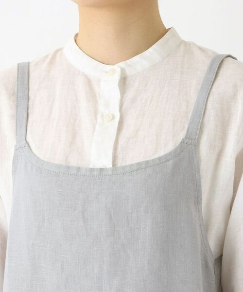 212 KITCHEN STORE / トゥーワントゥーキッチン ストア インテリア・生活雑貨・ホビー・ステーショナリー | リネンワイドギャザーエプロン GY | 詳細4