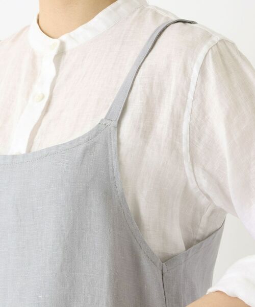 212 KITCHEN STORE / トゥーワントゥーキッチン ストア インテリア・生活雑貨・ホビー・ステーショナリー | リネンワイドギャザーエプロン GY | 詳細5