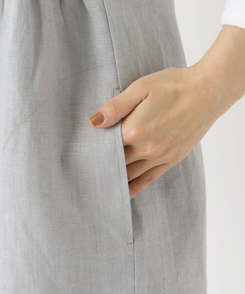 212 KITCHEN STORE / トゥーワントゥーキッチン ストア インテリア・生活雑貨・ホビー・ステーショナリー | リネンワイドギャザーエプロン GY | 詳細6