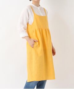 212 KITCHEN STORE / トゥーワントゥーキッチン ストア インテリア・生活雑貨・ホビー・ステーショナリー | リネンワイドギャザーエプロン YE