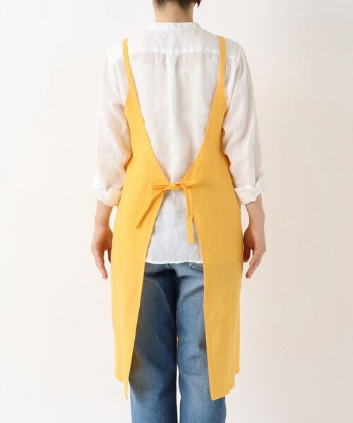 212 KITCHEN STORE / トゥーワントゥーキッチン ストア インテリア・生活雑貨・ホビー・ステーショナリー | リネンワイドギャザーエプロン YE | 詳細3