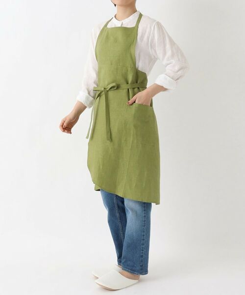 212 KITCHEN STORE / トゥーワントゥーキッチン ストア インテリア・生活雑貨・ホビー・ステーショナリー | リネンウィングエプロン GR | 詳細10