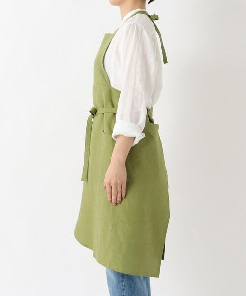 212 KITCHEN STORE / トゥーワントゥーキッチン ストア インテリア・生活雑貨・ホビー・ステーショナリー | リネンウィングエプロン GR | 詳細2