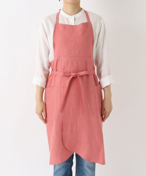 212 KITCHEN STORE / トゥーワントゥーキッチン ストア インテリア・生活雑貨・ホビー・ステーショナリー | リネンウィングエプロン PK | 詳細1