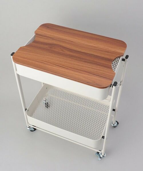 212 KITCHEN STORE / トゥーワントゥーキッチン ストア キッチンツール | SMART 折り畳める2段ワゴン Amely WH | 詳細5