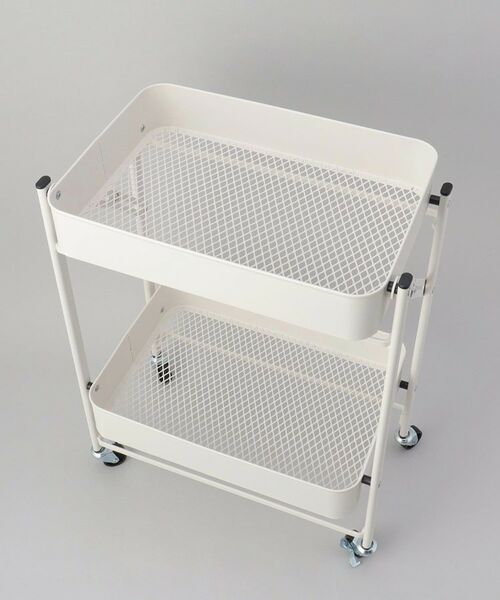 212 KITCHEN STORE / トゥーワントゥーキッチン ストア キッチンツール | SMART 折り畳める2段ワゴン Amely WH | 詳細6