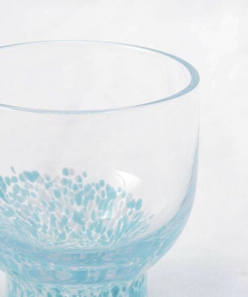 212 KITCHEN STORE / トゥーワントゥーキッチン ストア インテリア・生活雑貨・ホビー・ステーショナリー | 波の結晶 高台盃 BL | 詳細4