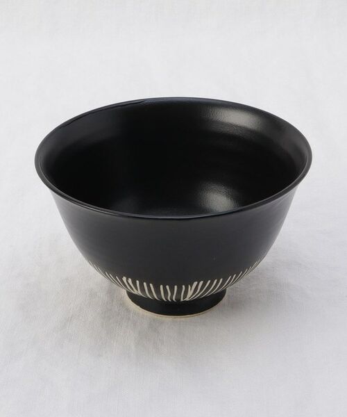 212 KITCHEN STORE / トゥーワントゥーキッチン ストア 食器 | 帯千筋 飯碗 BK | 詳細1