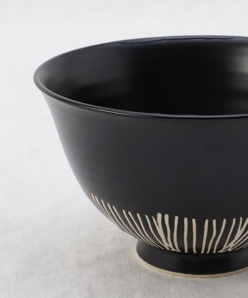 212 KITCHEN STORE / トゥーワントゥーキッチン ストア 食器 | 帯千筋 飯碗 BK | 詳細5