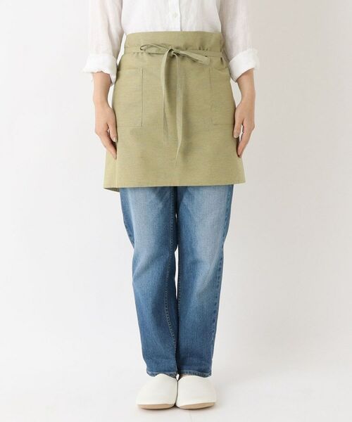 212 KITCHEN STORE / トゥーワントゥーキッチン ストア インテリア・生活雑貨・ホビー・ステーショナリー | サーキュリック カフェエプロン YE ＜212Kオリジナル＞ | 詳細1