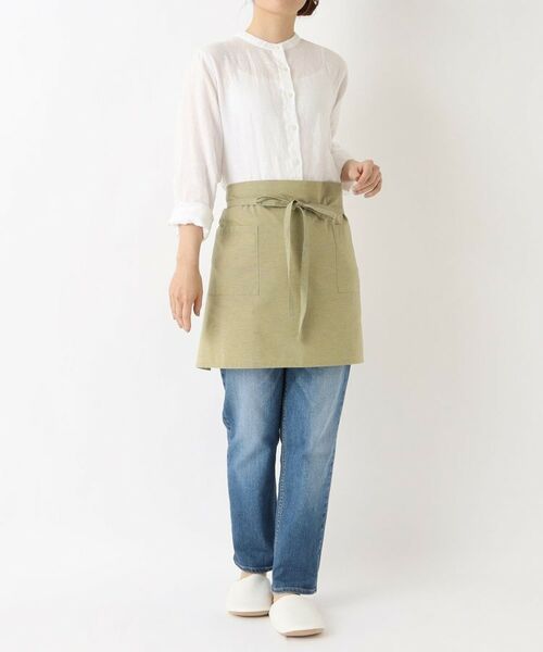 212 KITCHEN STORE / トゥーワントゥーキッチン ストア インテリア・生活雑貨・ホビー・ステーショナリー | サーキュリック カフェエプロン YE ＜212Kオリジナル＞ | 詳細9