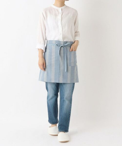 212 KITCHEN STORE / トゥーワントゥーキッチン ストア インテリア・生活雑貨・ホビー・ステーショナリー | サーキュリック カフェエプロン ストライプ ＜212Kオリジナル＞ | 詳細9