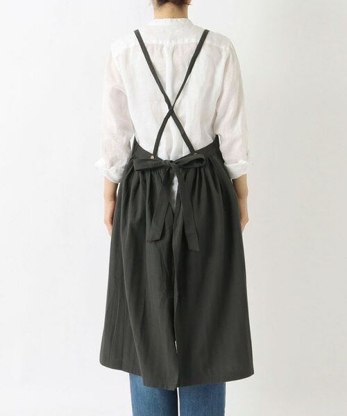 212 KITCHEN STORE / トゥーワントゥーキッチン ストア インテリア・生活雑貨・ホビー・ステーショナリー | ライトウィンド ロングエプロン BK | 詳細3