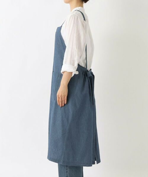 212 KITCHEN STORE / トゥーワントゥーキッチン ストア インテリア・生活雑貨・ホビー・ステーショナリー | フルイドライン ロングエプロン BL | 詳細2