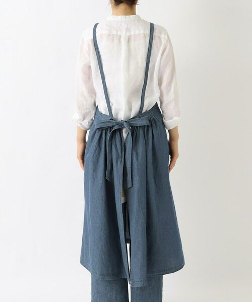 212 KITCHEN STORE / トゥーワントゥーキッチン ストア インテリア・生活雑貨・ホビー・ステーショナリー | フルイドライン ロングエプロン BL | 詳細3