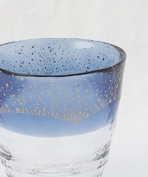 212 KITCHEN STORE / トゥーワントゥーキッチン ストア グラス・マグカップ | 和がらす温お湯わり焼酎ぐらす藍・金箔 | 詳細4