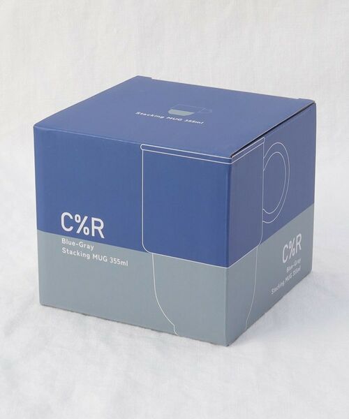 212 KITCHEN STORE / トゥーワントゥーキッチン ストア グラス・マグカップ | カラー耐熱スタッキングマグ BL/GY | 詳細7