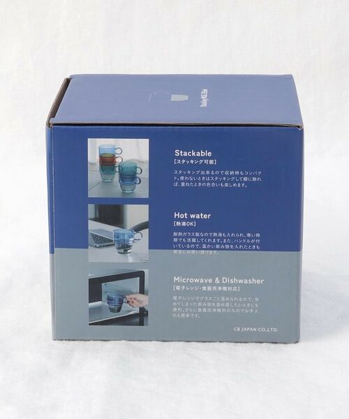 212 KITCHEN STORE / トゥーワントゥーキッチン ストア グラス・マグカップ | カラー耐熱スタッキングマグ BL/GY | 詳細9