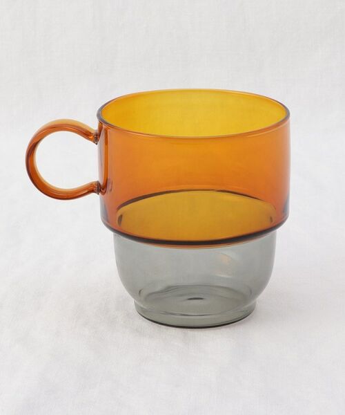 212 KITCHEN STORE / トゥーワントゥーキッチン ストア グラス・マグカップ | カラー耐熱スタッキングマグ OR/GY | 詳細2
