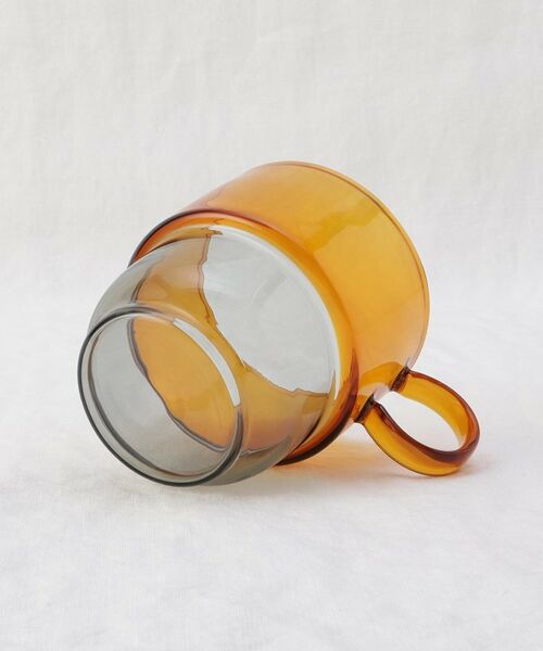 212 KITCHEN STORE / トゥーワントゥーキッチン ストア グラス・マグカップ | カラー耐熱スタッキングマグ OR/GY | 詳細4