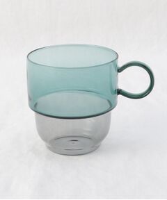 212 KITCHEN STORE / トゥーワントゥーキッチン ストア グラス・マグカップ | カラー耐熱スタッキングマグ GR/GY