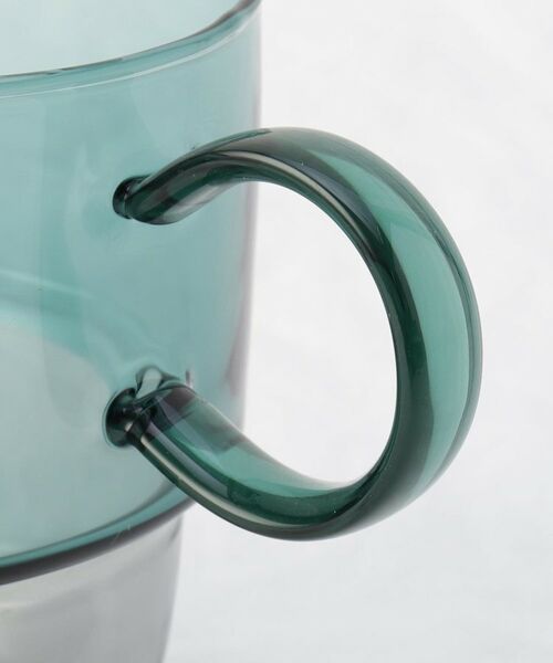 212 KITCHEN STORE / トゥーワントゥーキッチン ストア グラス・マグカップ | カラー耐熱スタッキングマグ GR/GY | 詳細6
