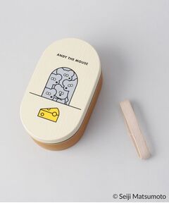 212 KITCHEN STORE / トゥーワントゥーキッチン ストア その他 | 木目小判型弁当箱 IV ＜ANDY THE MOUSE＞