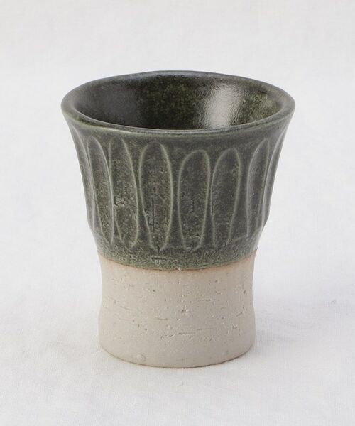 212 KITCHEN STORE / トゥーワントゥーキッチン ストア グラス・マグカップ | 神楽　フリーカップ カーキ | 詳細1