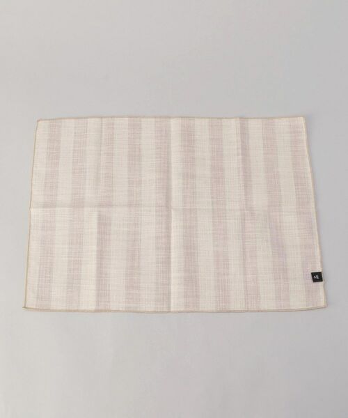 212 KITCHEN STORE / トゥーワントゥーキッチン ストア インテリア・生活雑貨・ホビー・ステーショナリー | ランチョンマット ナチュレルストライプ ピンクアーモンド | 詳細2