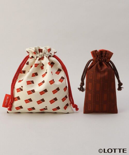 212 KITCHEN STORE / トゥーワントゥーキッチン ストア ポーチ | 巾着2Pセット ガーナミルクチョコレート | 詳細2