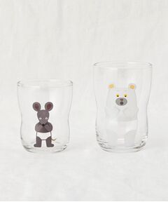 212 KITCHEN STORE / トゥーワントゥーキッチン ストア グラス・マグカップ | つよいこグラスS＆Mセットしろくまのパンツ